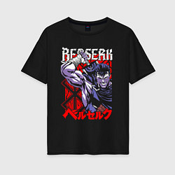 Женская футболка оверсайз БЕРСЕРК BERSERK ГАТС