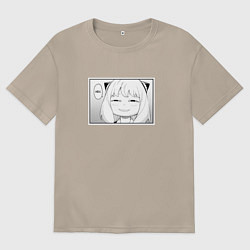 Женская футболка оверсайз Spy Family Heh Семья Шпиона