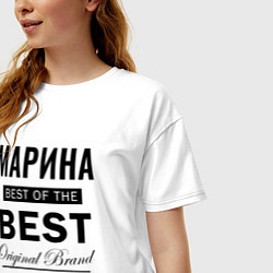 Футболка оверсайз женская МАРИНА BEST OF THE BEST, цвет: белый — фото 2