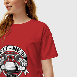Футболка оверсайз женская FIT NES Gamers GYM, цвет: красный — фото 2