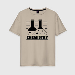 Женская футболка оверсайз CHEMISTRY химия