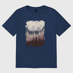 Женская футболка оверсайз Дикая природа