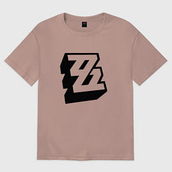 Женская футболка оверсайз Zenless Zone Zero арт logo