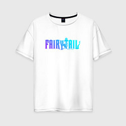 Женская футболка оверсайз FAIRY TAIL NEON
