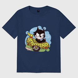 Женская футболка оверсайз Felix - the cat