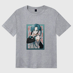 Женская футболка оверсайз Hatsune Miku Drain