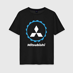 Женская футболка оверсайз Mitsubishi в стиле Top Gear