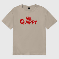 Женская футболка оверсайз The Quarry logo