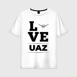 Женская футболка оверсайз UAZ Love Classic