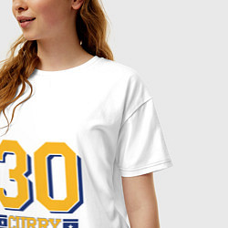 Футболка оверсайз женская 30 Curry, цвет: белый — фото 2