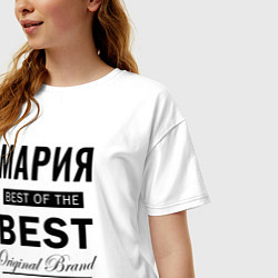 Футболка оверсайз женская МАРИЯ BEST OF THE BEST, цвет: белый — фото 2