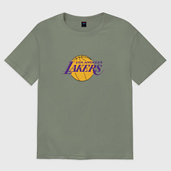 Футболка оверсайз женская Лос-Анджелес Лейкерс NBA, цвет: авокадо