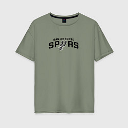 Женская футболка оверсайз Сан-Антонио Спёрс NBA