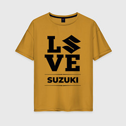 Женская футболка оверсайз Suzuki Love Classic