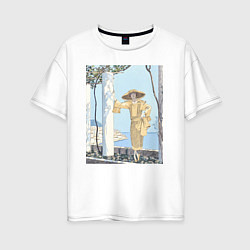 Женская футболка оверсайз Amalfi Robe, de Worth Вид на море