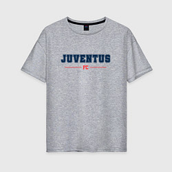 Футболка оверсайз женская Juventus FC Classic, цвет: меланж