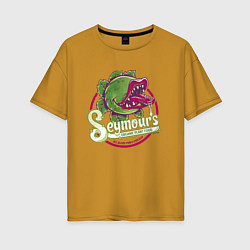 Женская футболка оверсайз Seymours Organic Plant Food