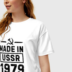 Футболка оверсайз женская Made In USSR 1979 Limited Edition, цвет: белый — фото 2