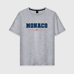 Женская футболка оверсайз Monaco FC Classic