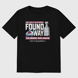 Женская футболка оверсайз COLORADO AVALANCHE 2022