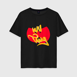 Женская футболка оверсайз Wu-Tang Red