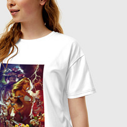 Футболка оверсайз женская Golden Axe - poster, цвет: белый — фото 2