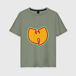 Футболка оверсайз женская Wu-Tang Colors, цвет: авокадо