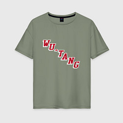 Женская футболка оверсайз Wu-Tang Man