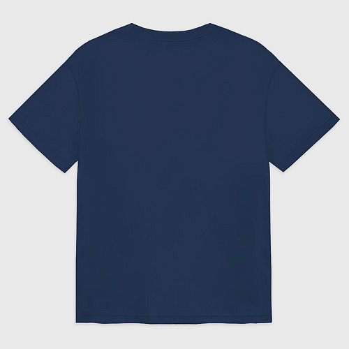 Женская футболка оверсайз Game boy insides / Тёмно-синий – фото 2