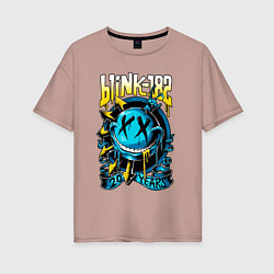 Женская футболка оверсайз Blink 182 - 20 years