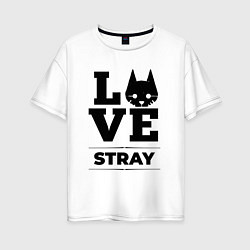 Женская футболка оверсайз Stray Love Classic