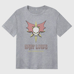 Женская футболка оверсайз Повелители ночи хаос винтаж лого