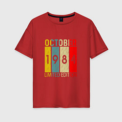 Женская футболка оверсайз 1984 - Октябрь