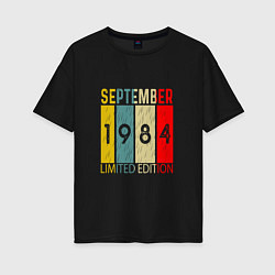 Женская футболка оверсайз 1984 - Сентябрь
