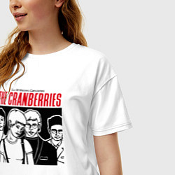 Футболка оверсайз женская Sus 50 mejores canciones - The Cranberries, цвет: белый — фото 2