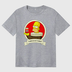 Женская футболка оверсайз To beer or not to beer?