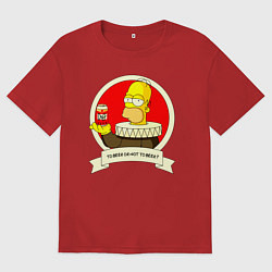 Женская футболка оверсайз To beer or not to beer?