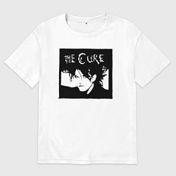Женская футболка оверсайз The Cure Роберт Смит
