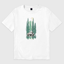 Футболка оверсайз женская Enjoy the ride, цвет: белый