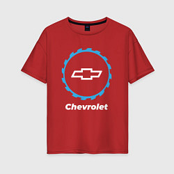 Женская футболка оверсайз Chevrolet в стиле Top Gear