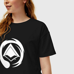 Футболка оверсайз женская ЛОГО Паладинс LOGO Paladins, цвет: черный — фото 2