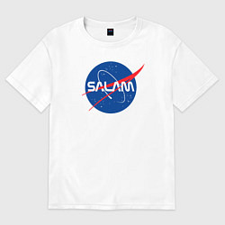 Футболка оверсайз женская SALAM, цвет: белый