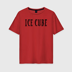 Женская футболка оверсайз Ice Cube - logo