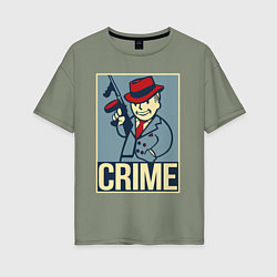 Женская футболка оверсайз Vault crime boy