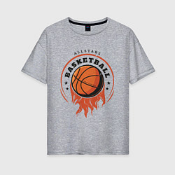 Женская футболка оверсайз Allstars Basketball