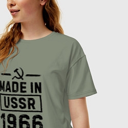 Футболка оверсайз женская Made in USSR 1966 limited edition, цвет: авокадо — фото 2
