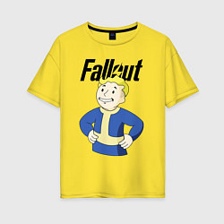 Женская футболка оверсайз Fallout blondie boy