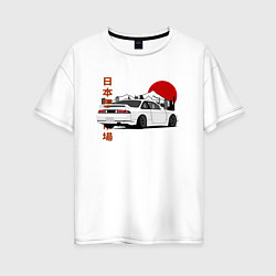 Женская футболка оверсайз Nissan Silvia S14 Sr20 Japan Car