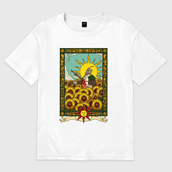 Женская футболка оверсайз Dark Souls: Во имя солнца