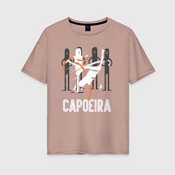 Женская футболка оверсайз Capoeira - contactless combat